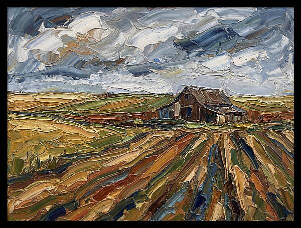 Pastoral Serenity In Palette Knife