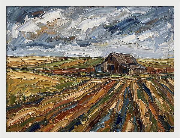 Pastoral Serenity In Palette Knife
