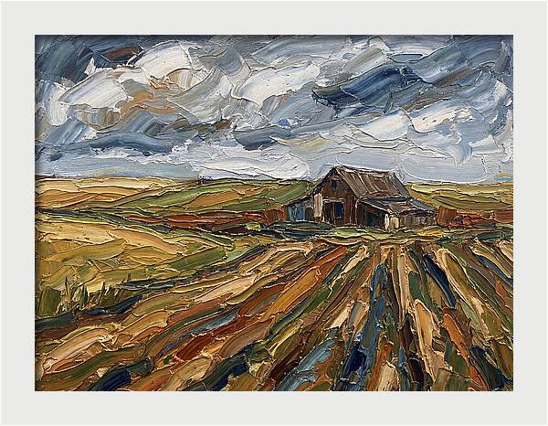Pastoral Serenity In Palette Knife
