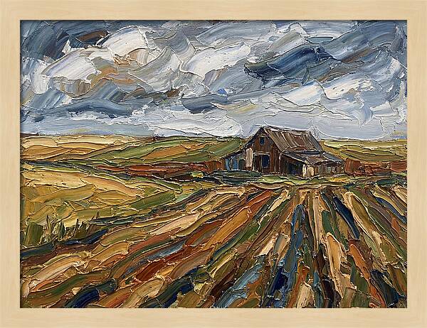Pastoral Serenity In Palette Knife