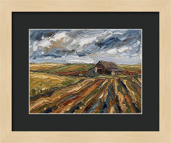 Pastoral Serenity In Palette Knife