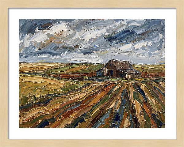 Pastoral Serenity In Palette Knife