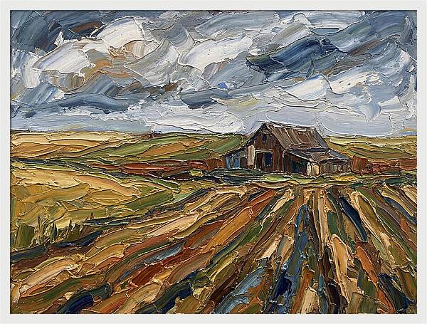 Pastoral Serenity In Palette Knife