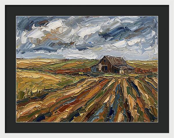 Pastoral Serenity In Palette Knife