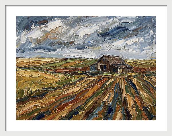 Pastoral Serenity In Palette Knife