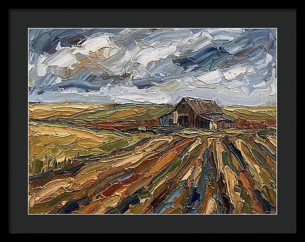 Pastoral Serenity In Palette Knife