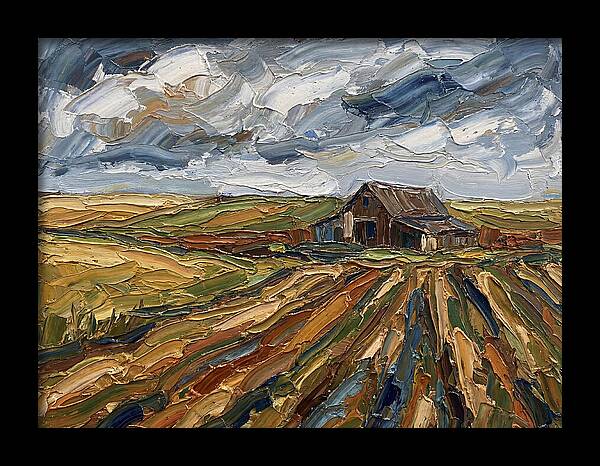 Pastoral Serenity In Palette Knife