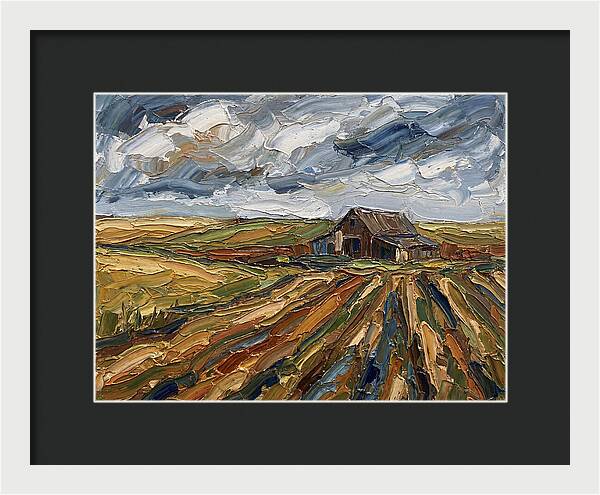 Pastoral Serenity In Palette Knife