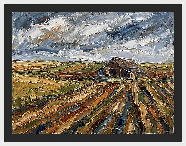 Pastoral Serenity In Palette Knife