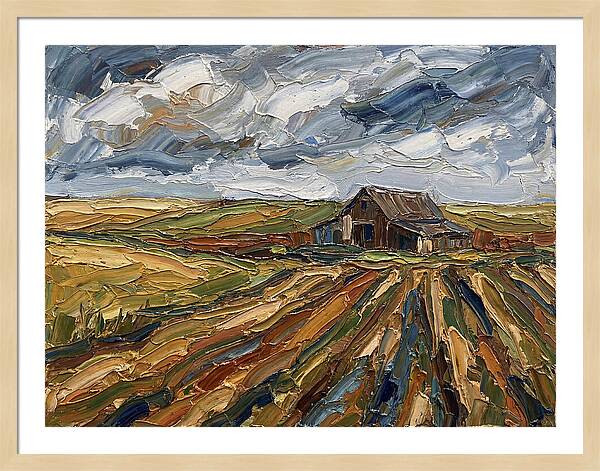 Pastoral Serenity In Palette Knife