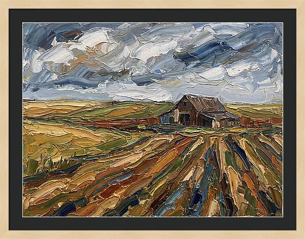 Pastoral Serenity In Palette Knife
