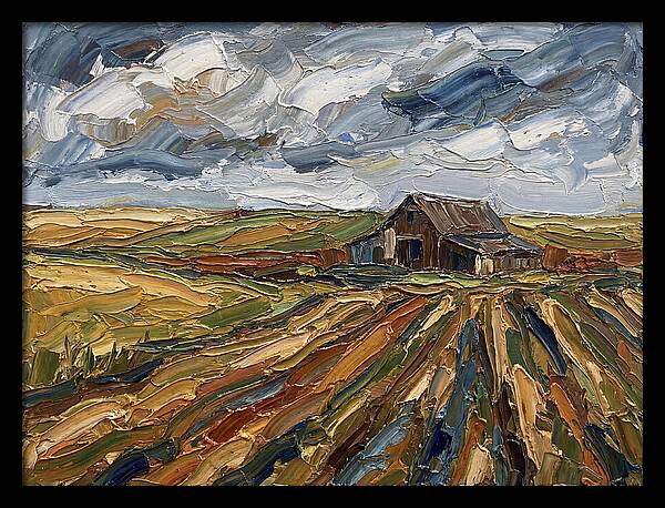 Pastoral Serenity In Palette Knife