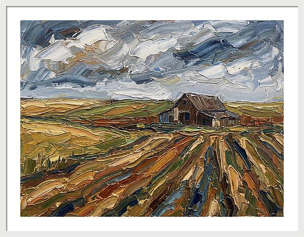 Pastoral Serenity In Palette Knife