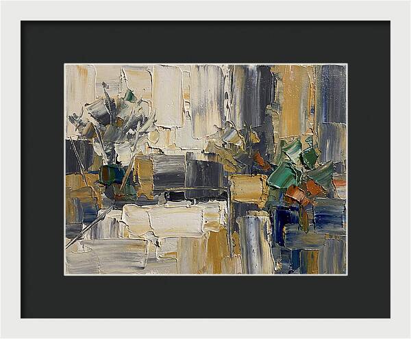 Patio Landscape In Palette Knife