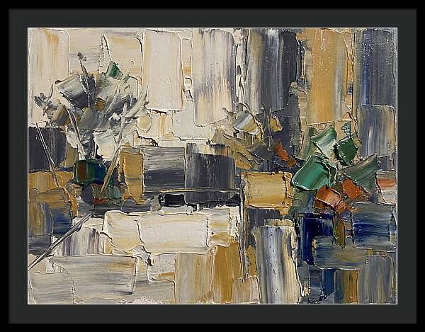 Patio Landscape In Palette Knife