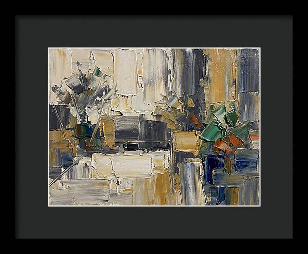 Patio Landscape In Palette Knife