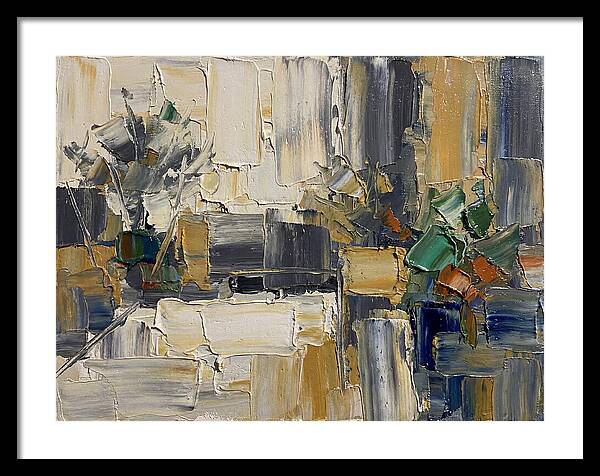 Patio Landscape In Palette Knife