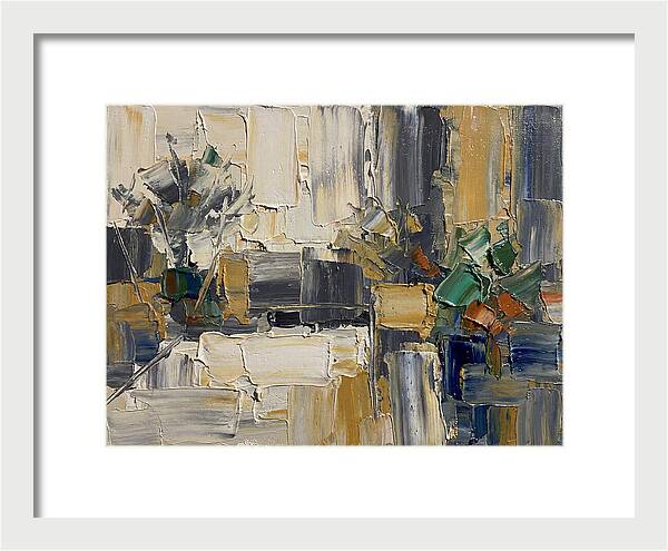 Patio Landscape In Palette Knife