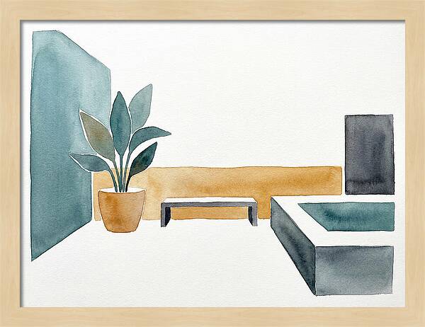 Patio Landscape Serenity