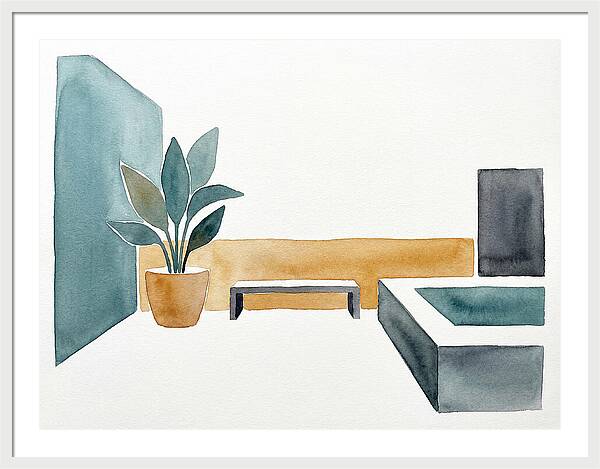 Patio Landscape Serenity