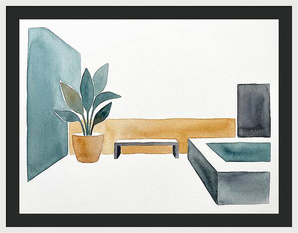 Patio Landscape Serenity