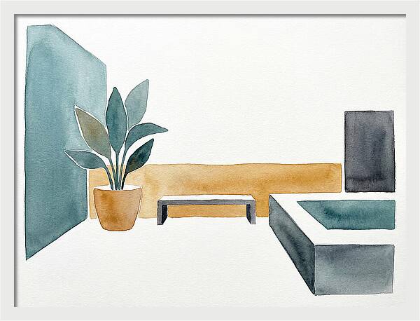 Patio Landscape Serenity
