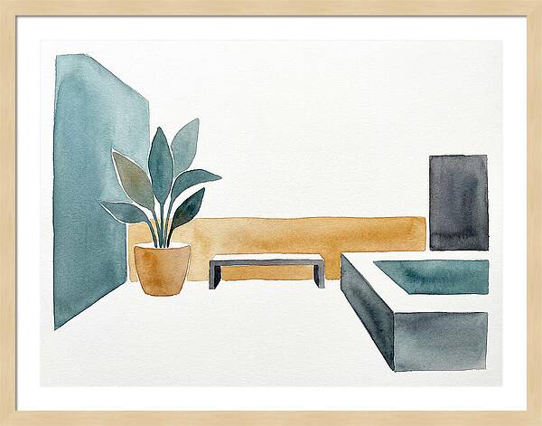 Patio Landscape Serenity