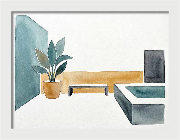 Patio Landscape Serenity