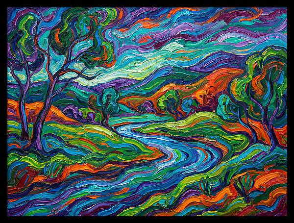 Peaceful Expressionist Landscape