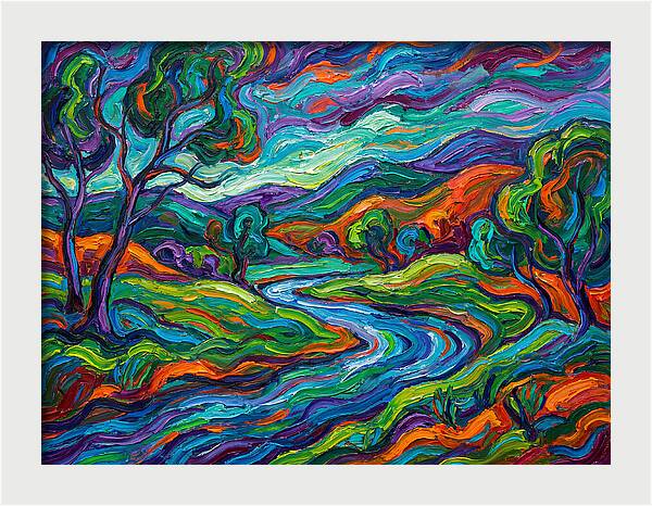 Peaceful Expressionist Landscape