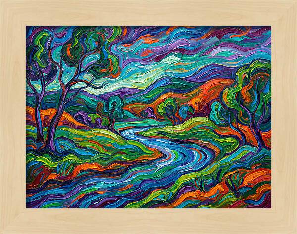 Peaceful Expressionist Landscape