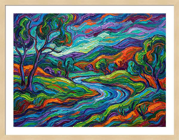 Peaceful Expressionist Landscape
