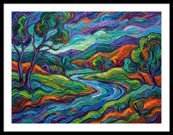 Peaceful Expressionist Landscape