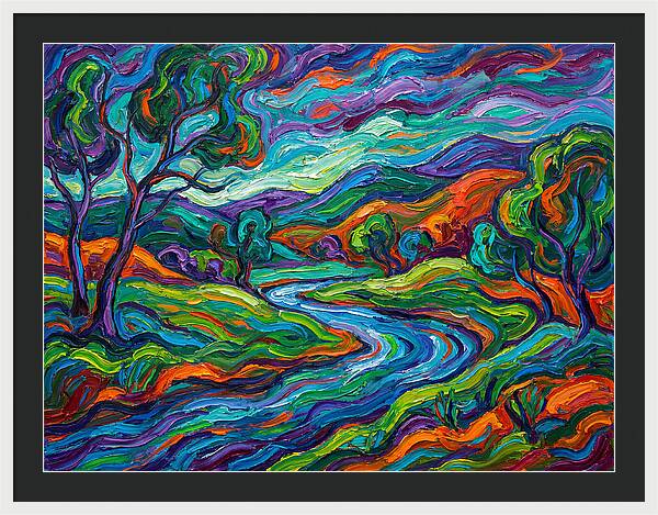 Peaceful Expressionist Landscape