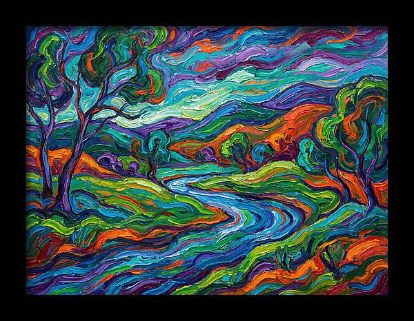 Peaceful Expressionist Landscape