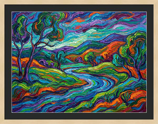 Peaceful Expressionist Landscape