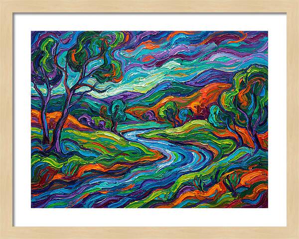 Peaceful Expressionist Landscape
