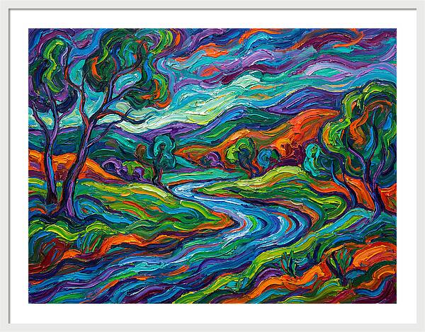 Peaceful Expressionist Landscape