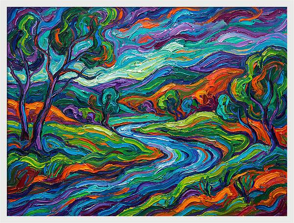 Peaceful Expressionist Landscape