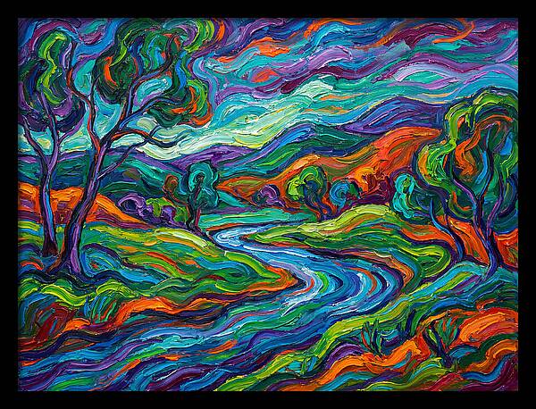 Peaceful Expressionist Landscape