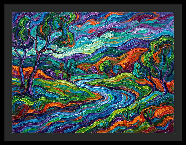 Peaceful Expressionist Landscape