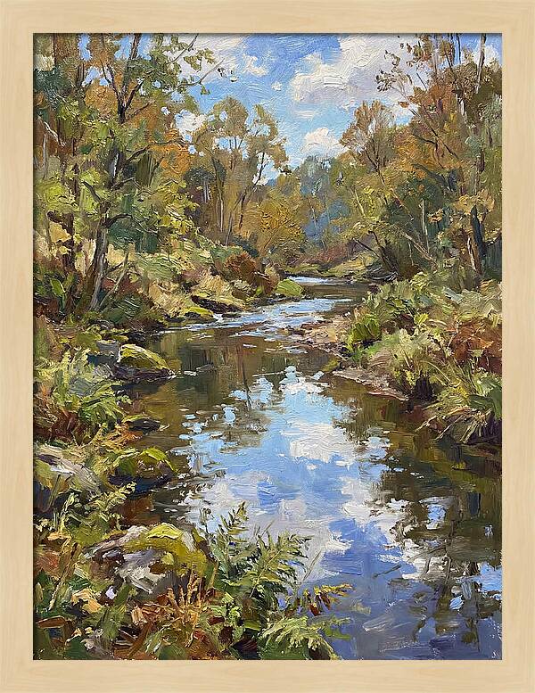 Peaceful Reflections On Water