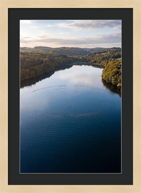 Peaceful Ripples Across Water