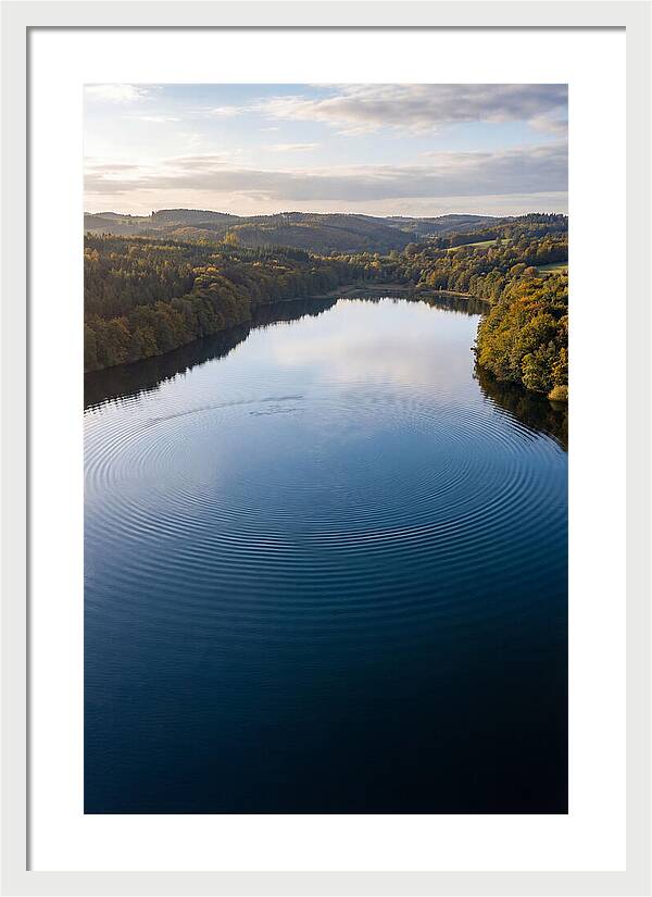 Peaceful Ripples Across Water