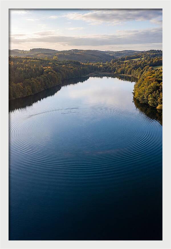 Peaceful Ripples Across Water