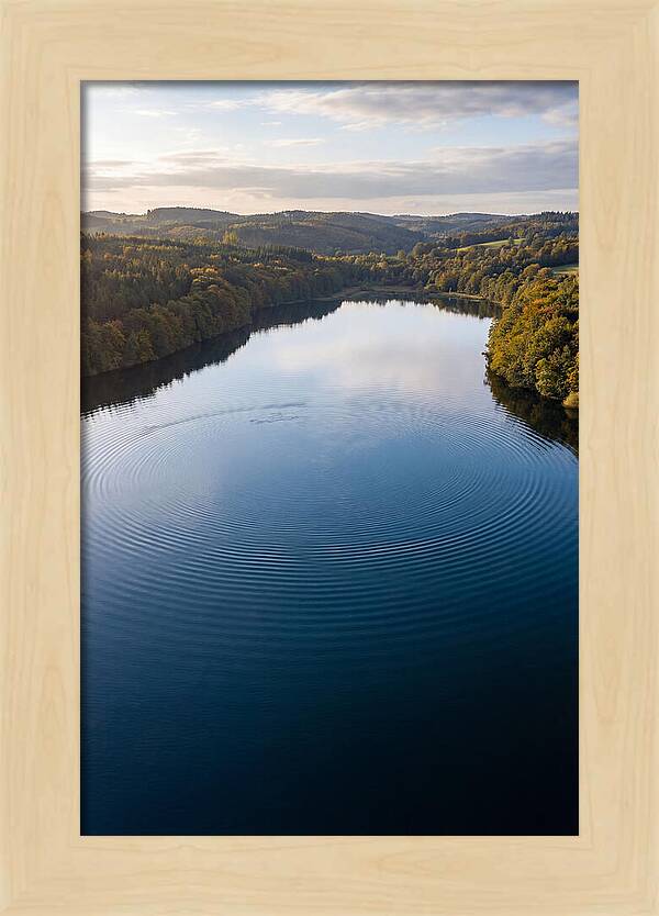 Peaceful Ripples Across Water