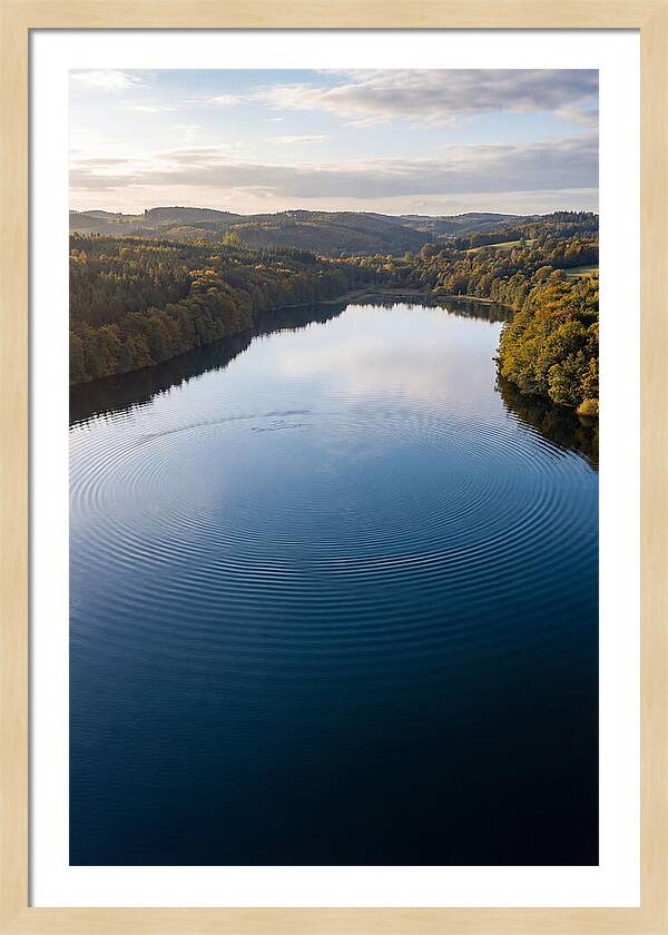 Peaceful Ripples Across Water