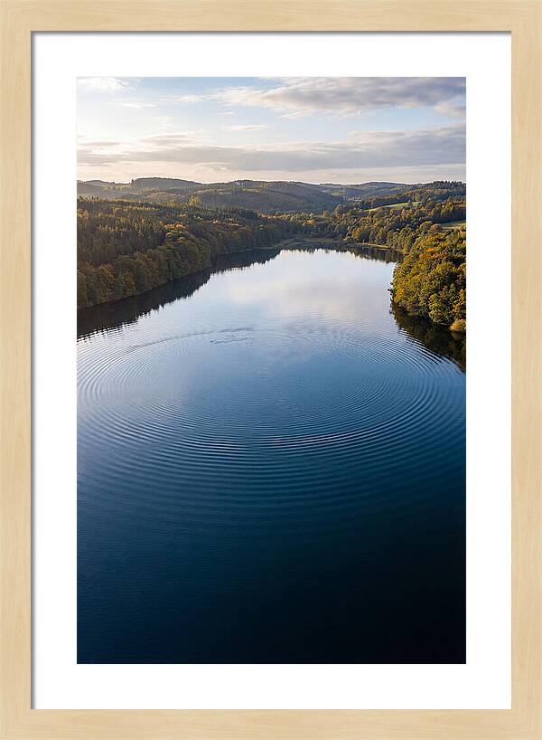 Peaceful Ripples Across Water