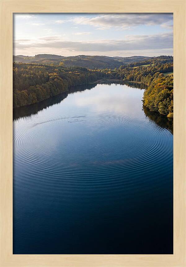 Peaceful Ripples Across Water