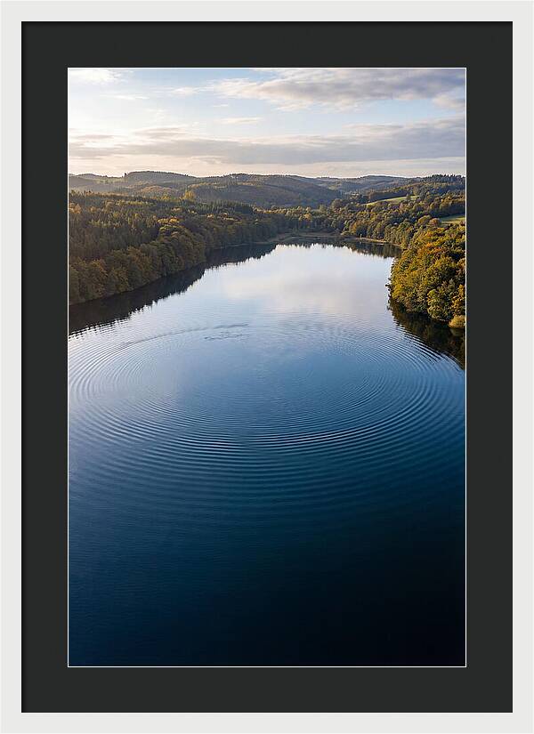 Peaceful Ripples Across Water